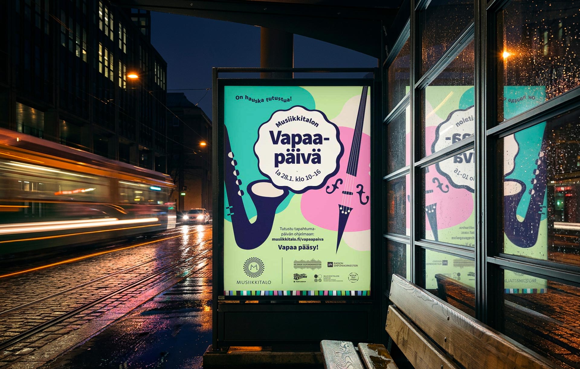 Musiikkitalon Vapaapäivä – Event identity